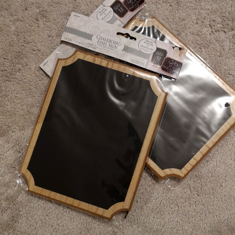 7 x 9 inch chalkboard easel sign